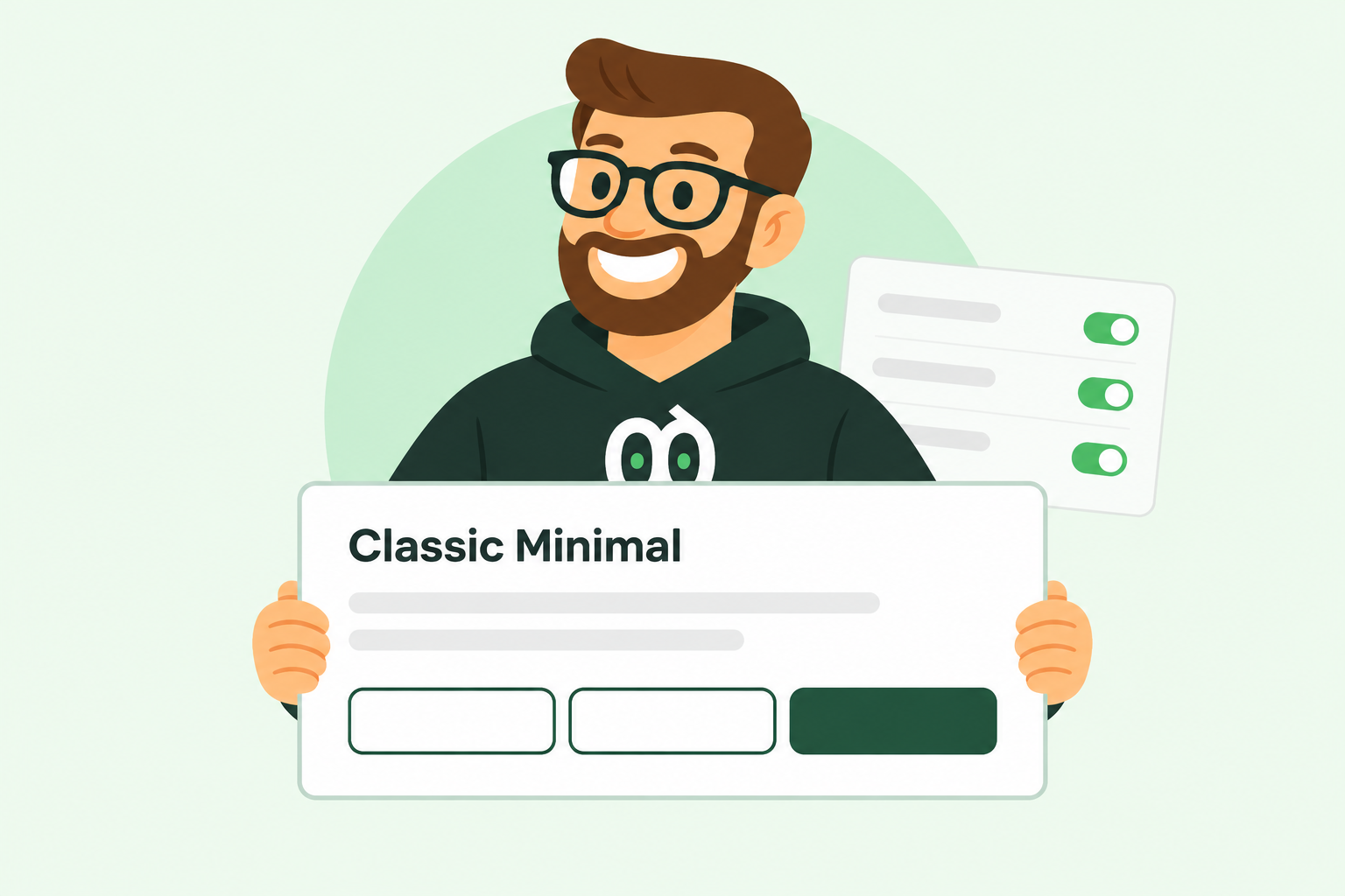 Descubre Classic Minimal y un panel de ajustes más claro