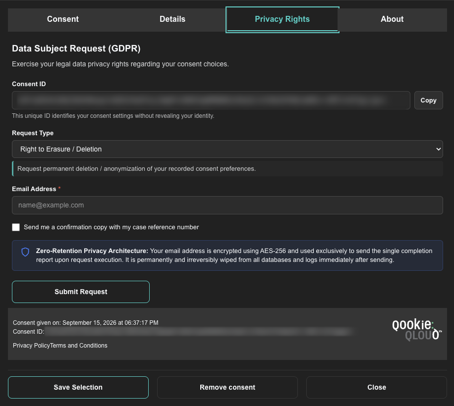 New: Built-in GDPR Data Subject Requests (DSR) & Privacy Rights